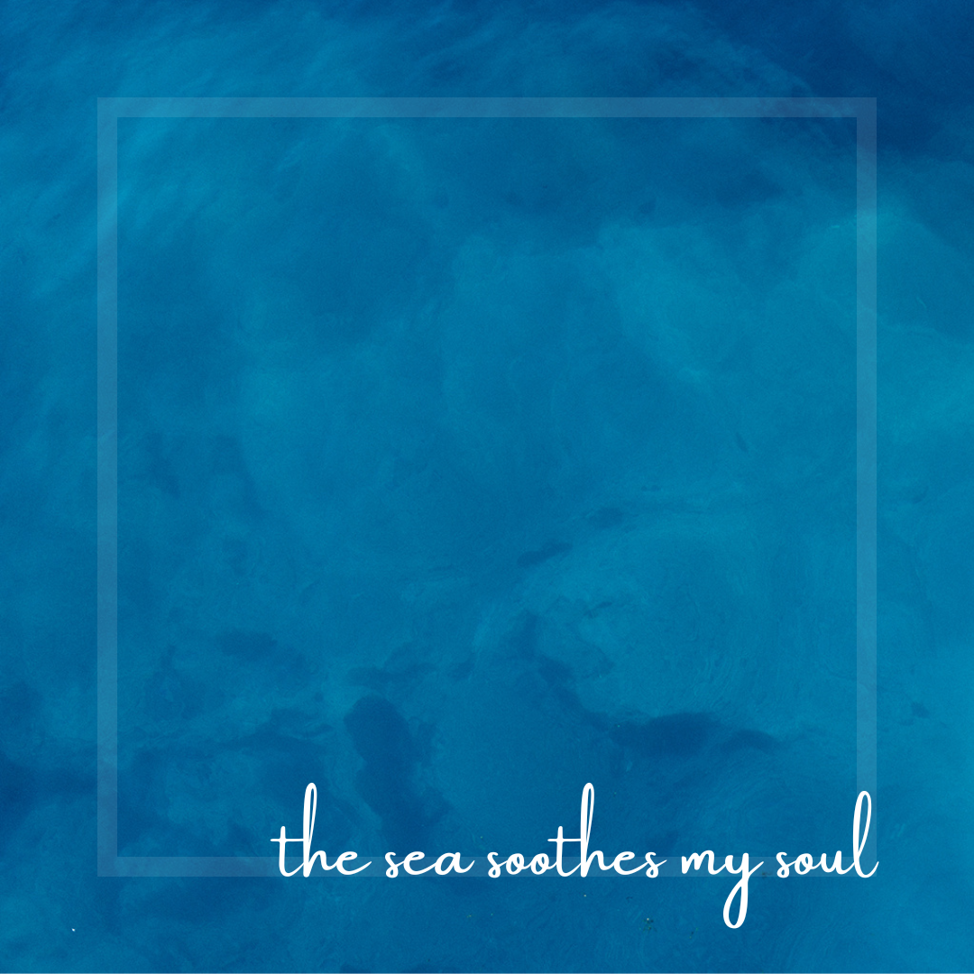 Blue Aqua Minimalist Sea Soothes the Soul Quote Instagram Post.PNG